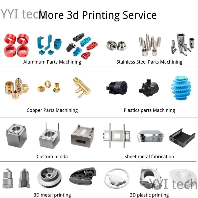 MJF CNC Aluminiumteile Mikrobearbeitung für hochpräzisen 3D-Metalldruck